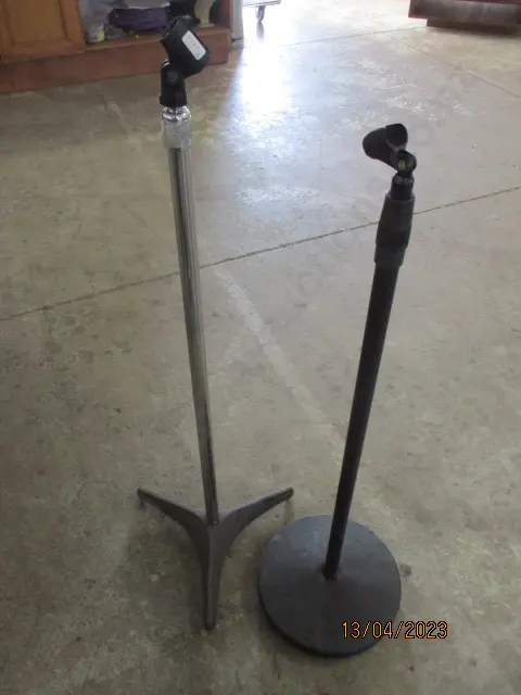 2 Mic Stands Image 1++