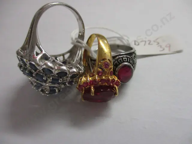 3 Silver Rings Image 1++
