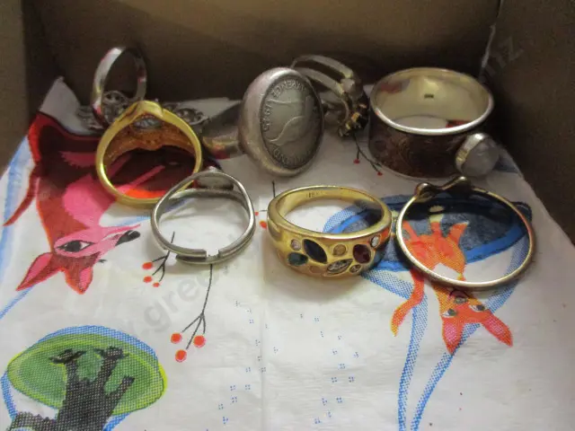 Silver and Asst Rings Image 1++