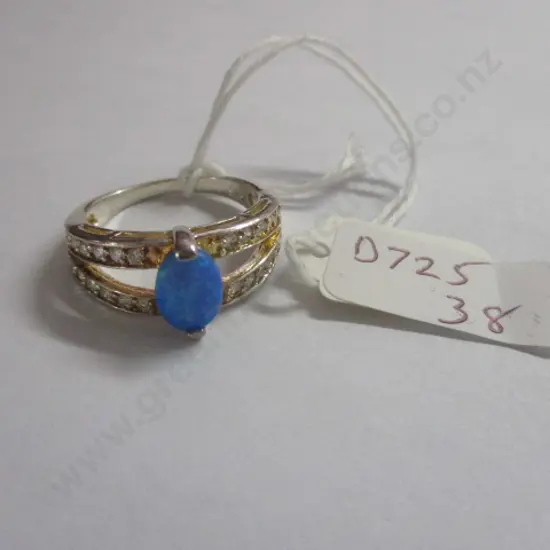 Silver Opal Ring