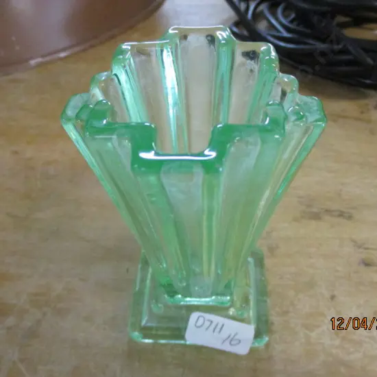 Uranium Glass Vase