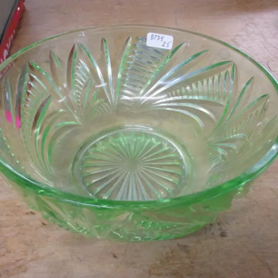 Uranium Glass Bowl
