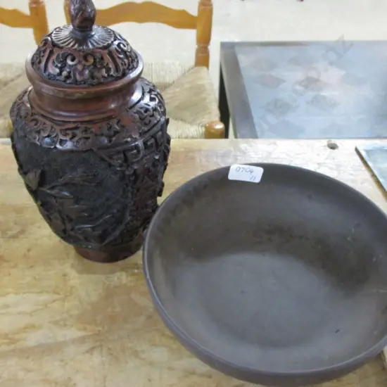 Ginger Jar and Bowl