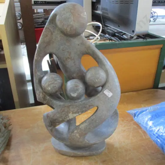 Carved Stone Figure