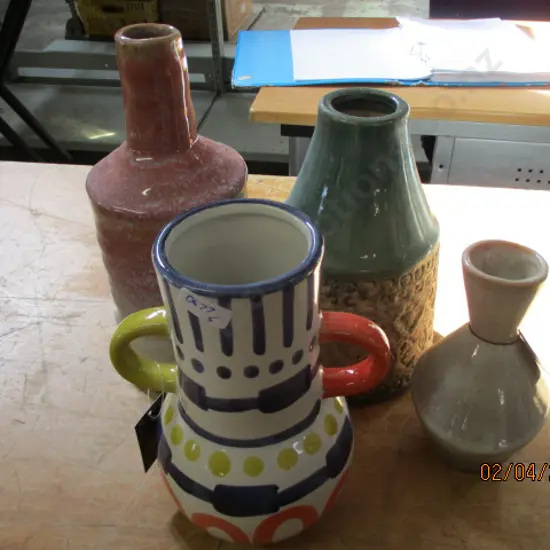 4 x Vases