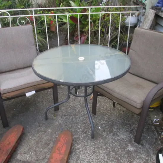 Table and 2 Chairs