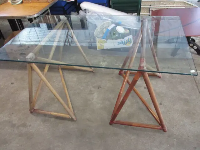 Glass Topped Table Image 1++
