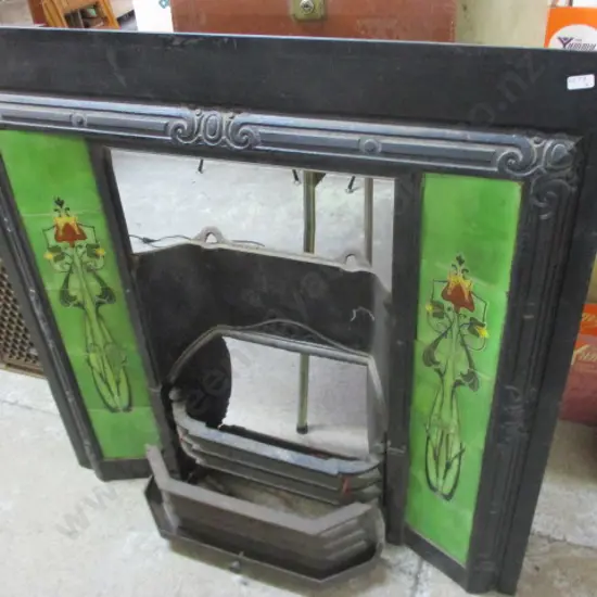 Tiled Fireplace