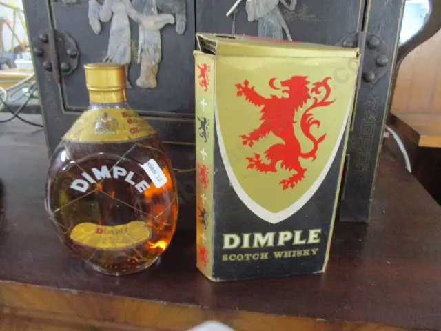 Vintage Whisky Bottle Image 1++