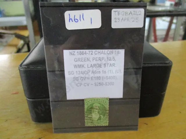 Nz Stamp Chalon 1864 Image 1++