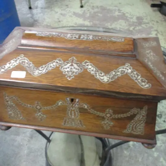 Rosewood Tea Caddy