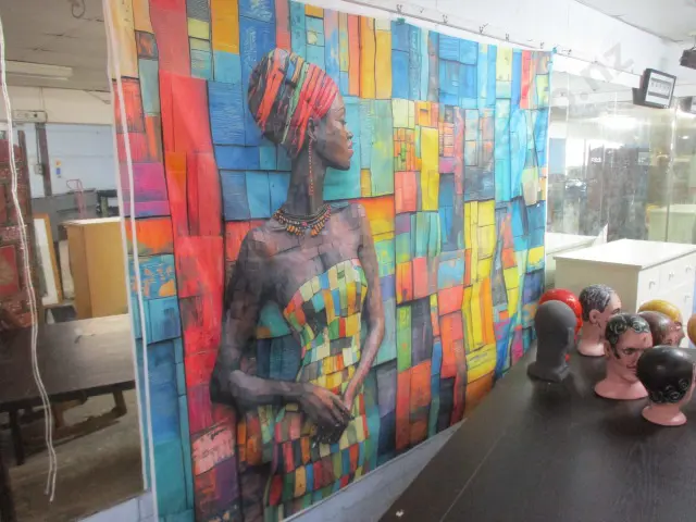 Large Fabric Print Image 1++