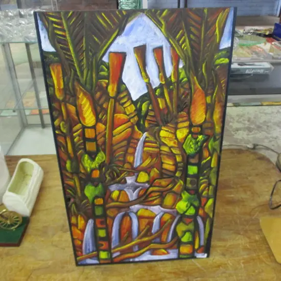 D Buchanan Painting