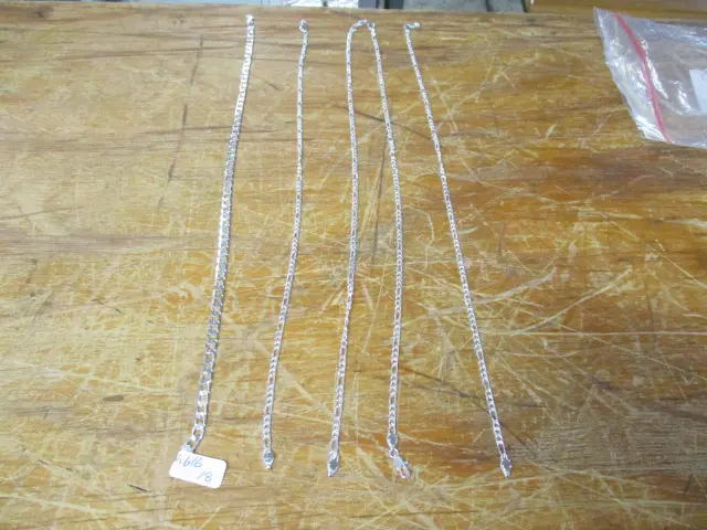 5 925 Silver Neckchains Image 1++