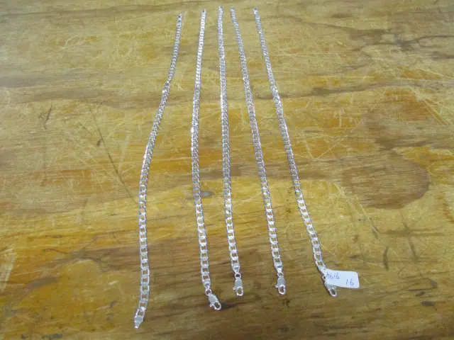5 925 Silver Neckchains Image 1++