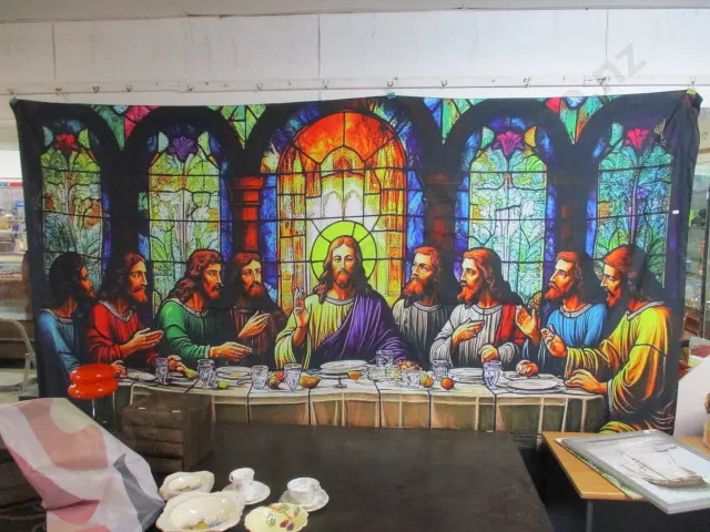 Large Fabric Print Last Supper Image 1++