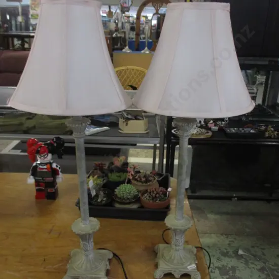 Pr Table Lamps