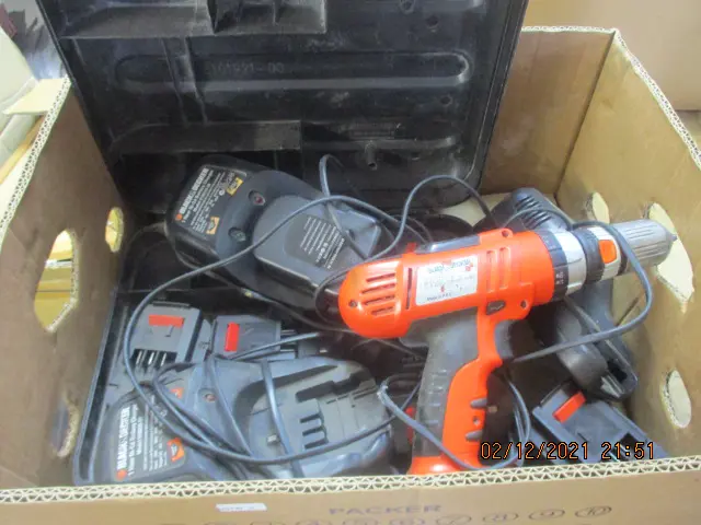 Battery Drill Lot Image 1++