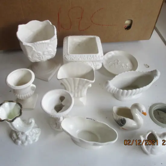 Whiteware Vases