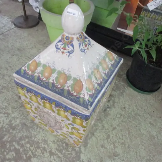 Lidded Garden Urn