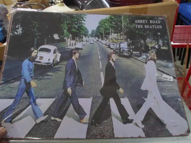 Tin Sign Abbey Rd Image 1++