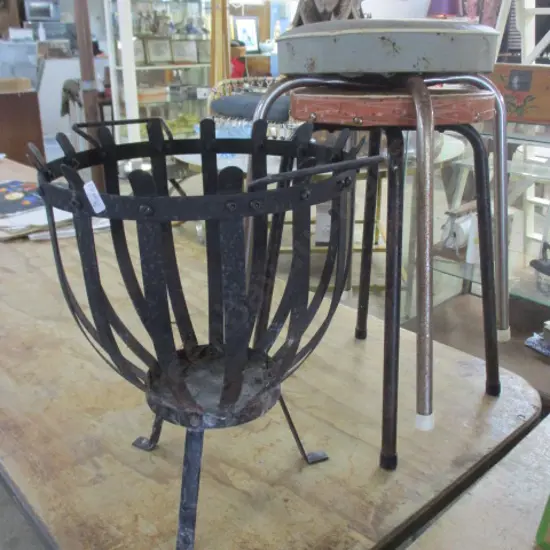 Stools and Brazier