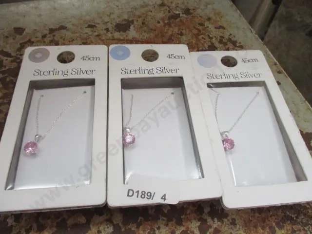 3 Silver Necklaces Image 1++