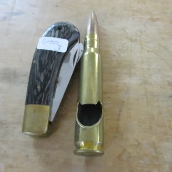 Gunshell and Knife