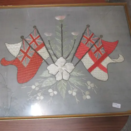 WW1 Silk Embroidery