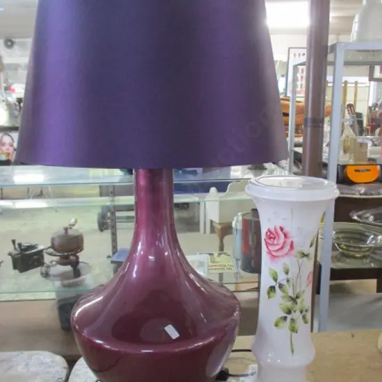 Plantstand and Lamp