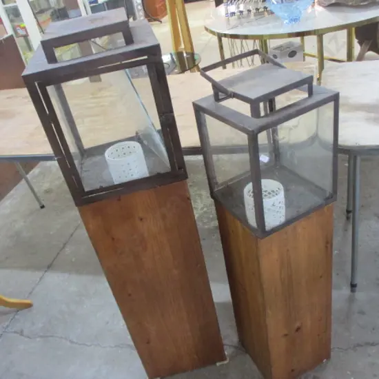 2 Candle Lanterns