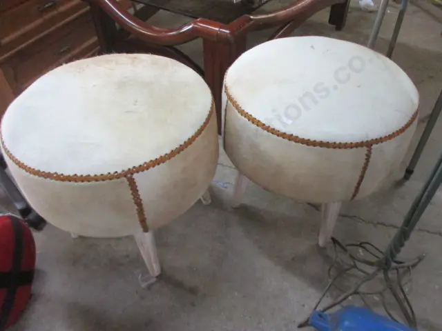 Pr Cowhide Stools Image 1++