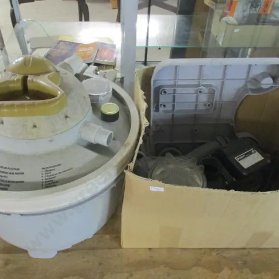 POOL PUMP AND SAND FILTER
