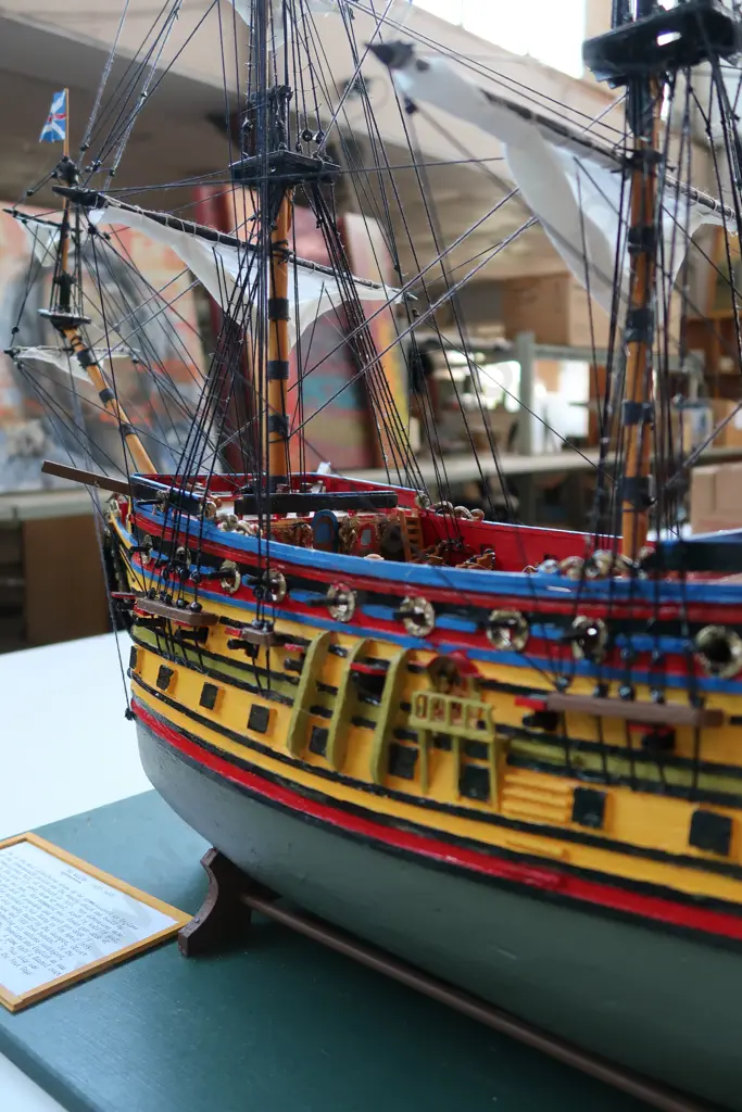 MODEL OF THE H.M.S NASEBY SHIP Image 1++