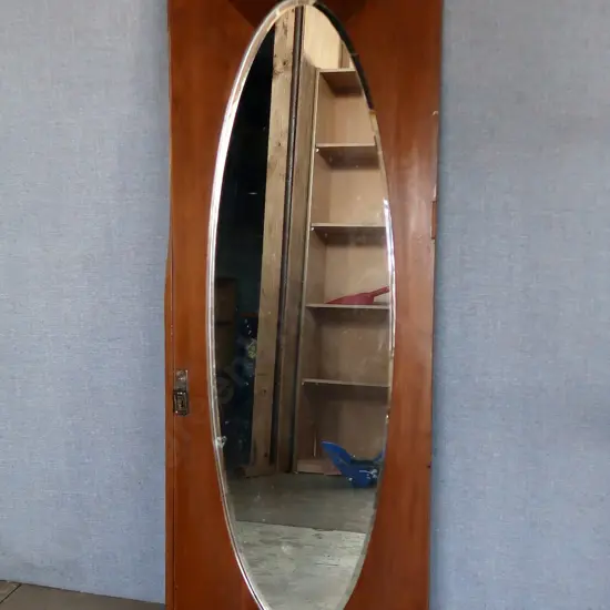 WOODEN MIRROR DOOR