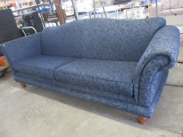 Blue 4 Seater Couch Image 1++