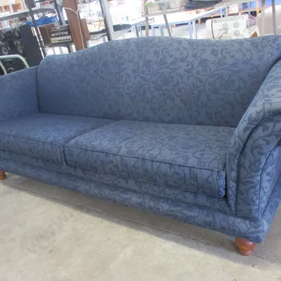 Blue 4 Seater Couch