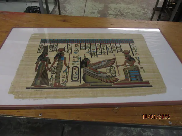 Framed Papyrus Image 1++