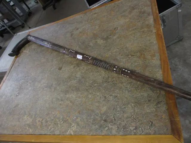 Inlaid Walking Stick Image 1++