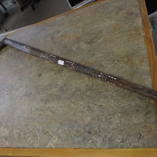 Inlaid Walking Stick
