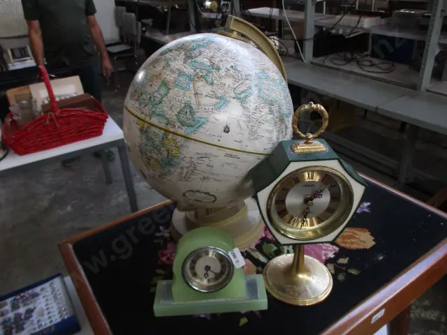 Globe and Clocks Image 1++