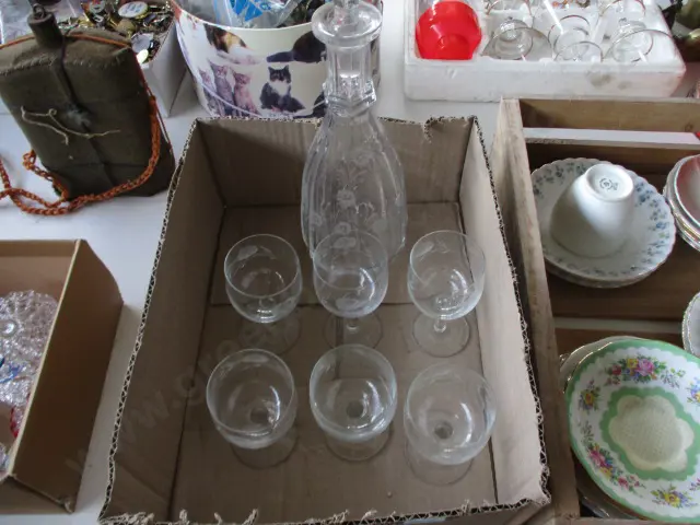 Decanter and Glasses Image 1++