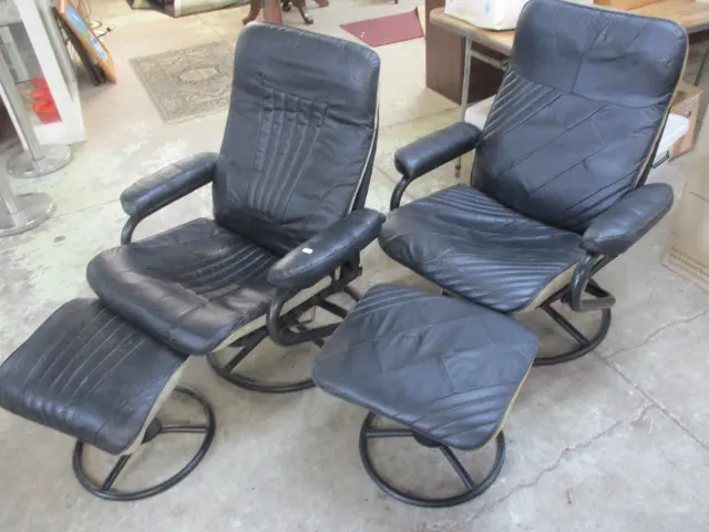 2 Loungers and Ottomans Image 1++