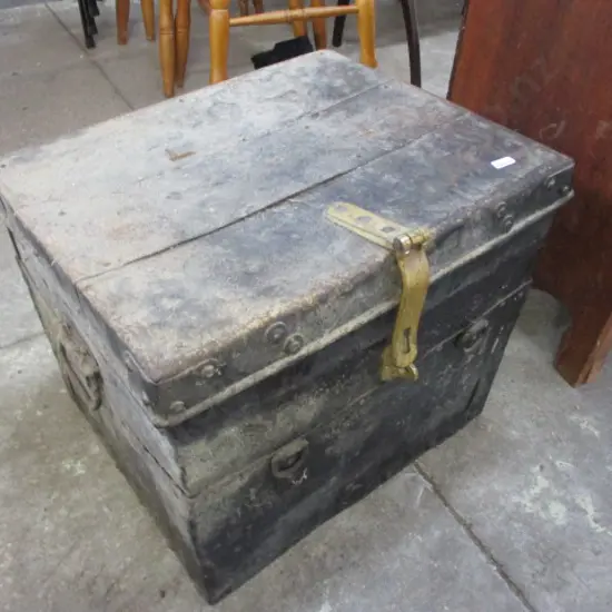 Vintage Metal Trunk
