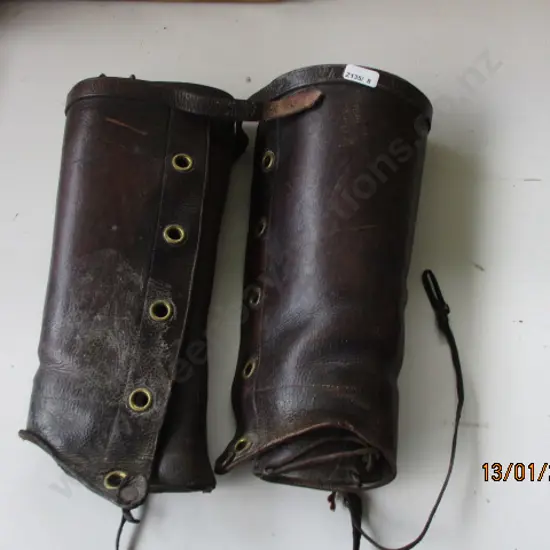 Leather Spats