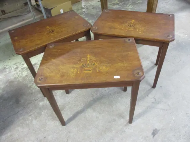 3 Art Neuveau Tables Image 1++