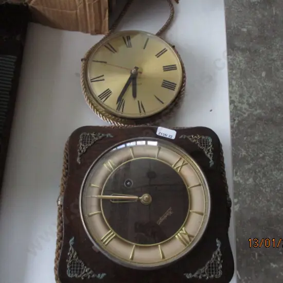2 Retro Clocks