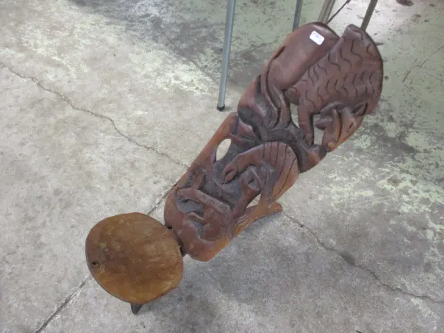 Carved Stool Image 1++
