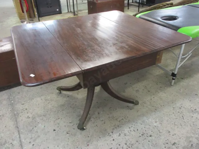 Drop Leaf Pedestal Dining Table Image 1++