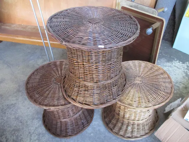 3 Cane Tables Image 1++